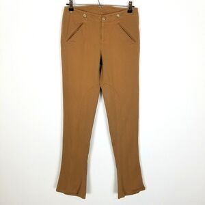 Ralph Lauren Women Cotton Blend Pants Size 6 Beige Stretchy